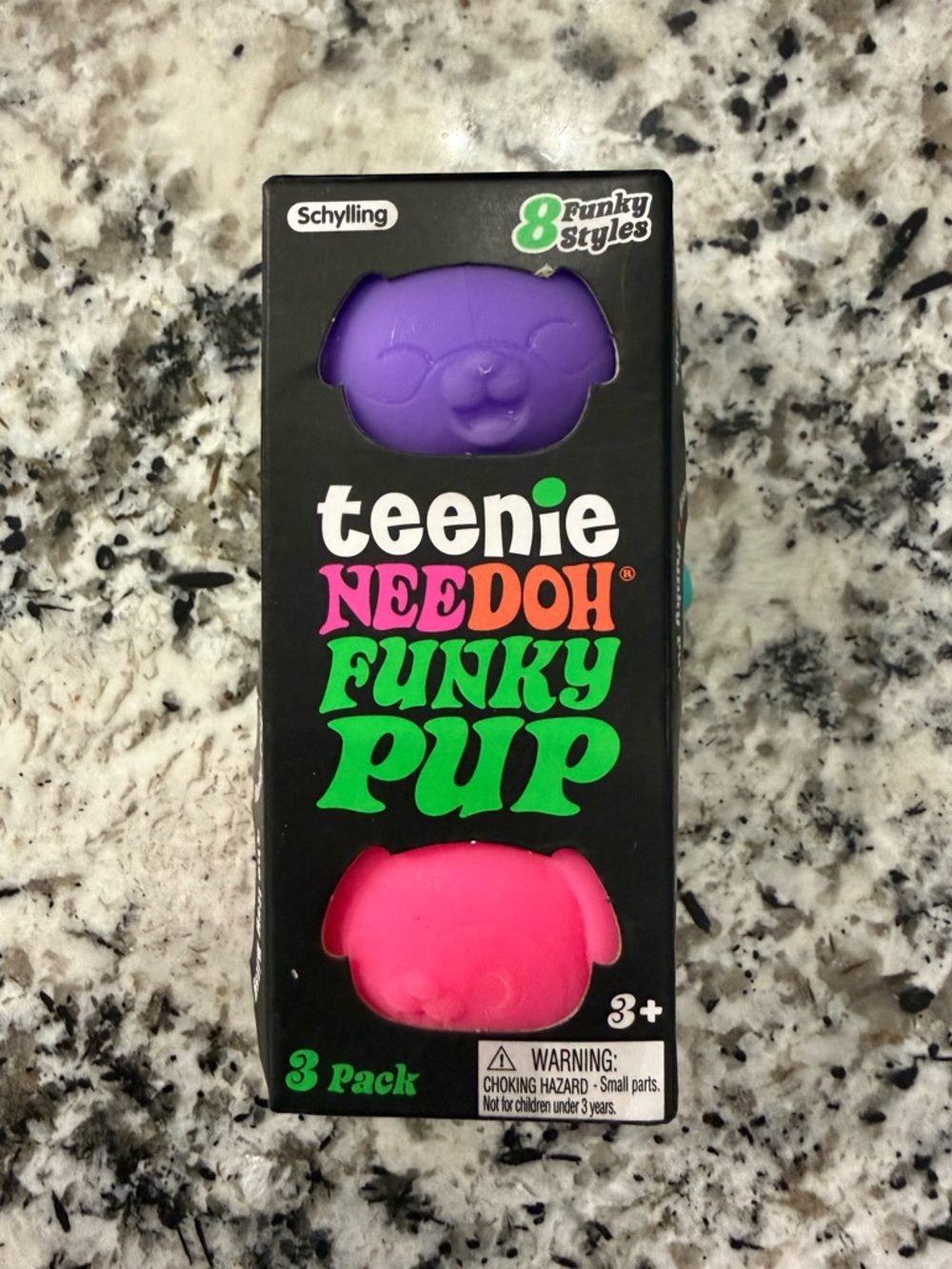 Needoh Teenie Funky Pups - 3 pack - NEW IN BOX